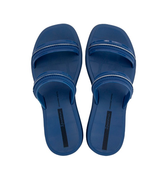 IPANEMA GLOW SLIDE AD - Azul/Az/Prata