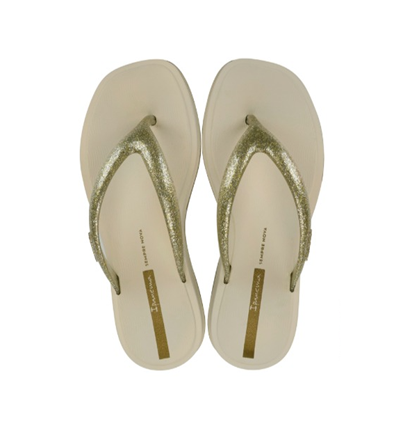 IPANEMA GLOW TRENDY AD - Bege/Glitter/Ouro