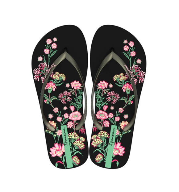 IPANEMA OASIS FEM - Preto/Rosa/Verde