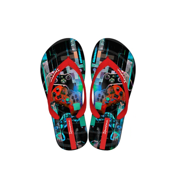IPANEMA TEMAS INF - Preto/Vermelho