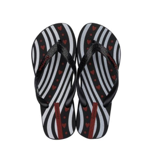 IPANEMA HAPPY FEM AD - Preto/Bco/Vermelho