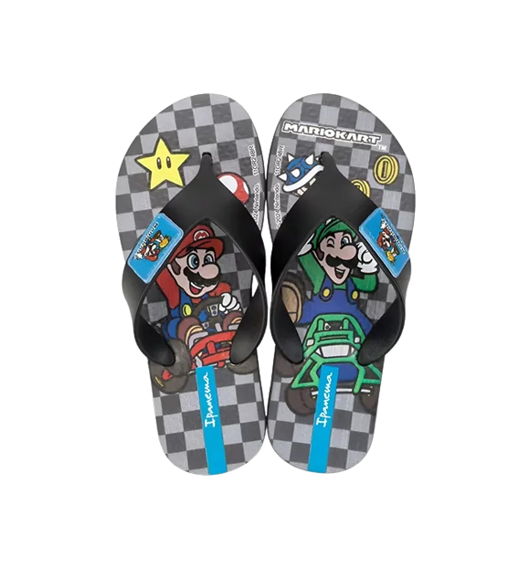 IPANEMA SUPER MARIO INF - Grafite/Preto