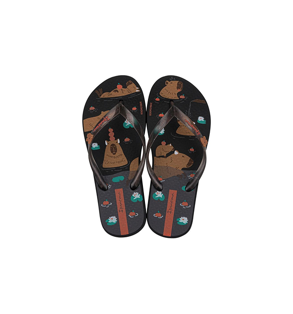 IPANEMA HYPE INF - Preto/Perolado/Laranja