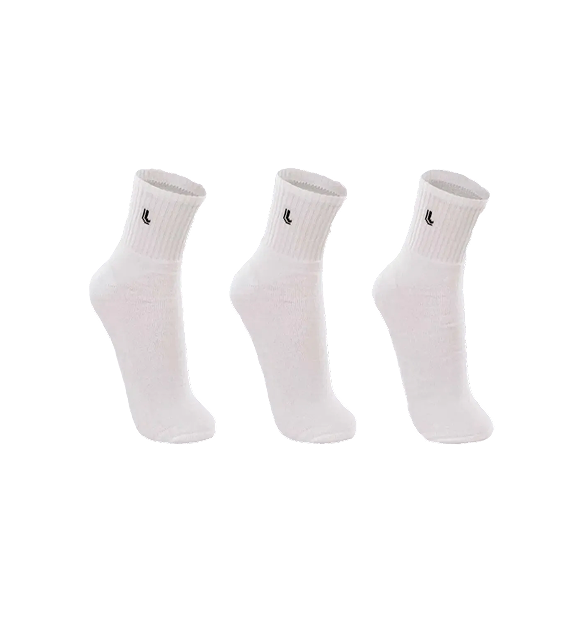 KIT MEIA LUPO AM SPORT C/3 PARES - Branco