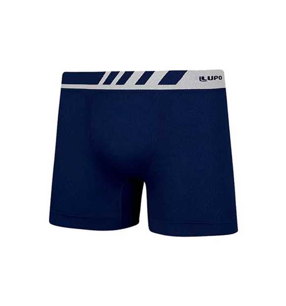 BOXER LUPO MICROFIBRA SEM COSTURA - Marinho