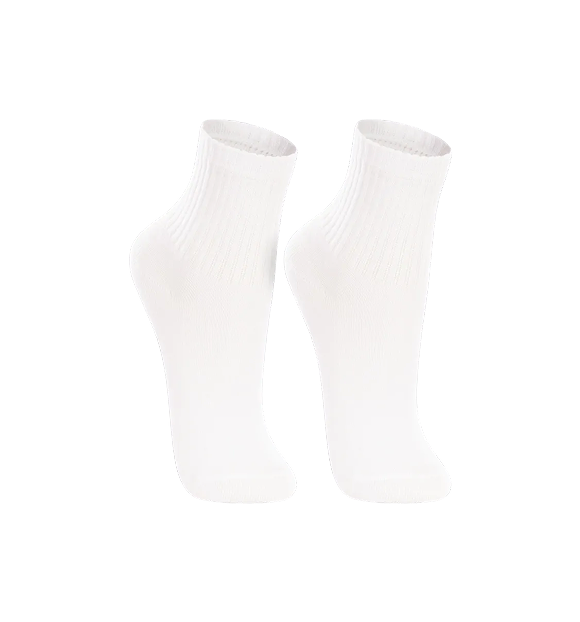 KIT MEIA LUPO INFANTIL KM C/2 PARES - Branco/Branco