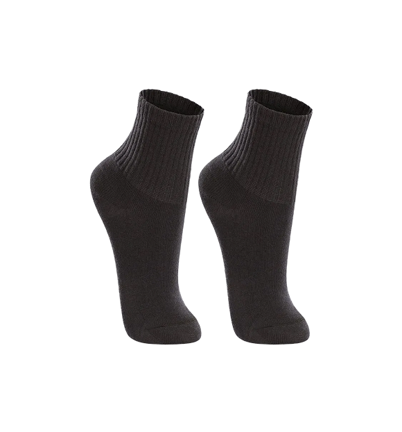 KIT MEIA LUPO INFANTIL KM C/2 PARES - Preto/Preto