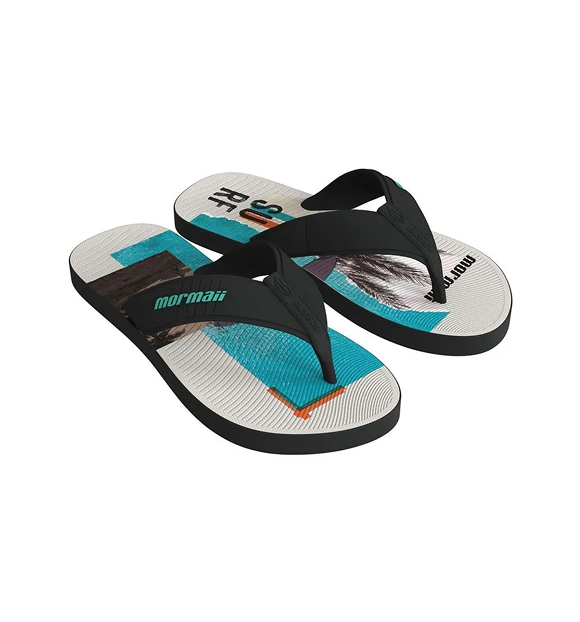 MORMAII TROPICAL GRAPHICS AD - Preto/Az/Cinza