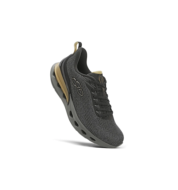 TÊNIS OLYMPIKUS QUARTZO - Preto/Dourado