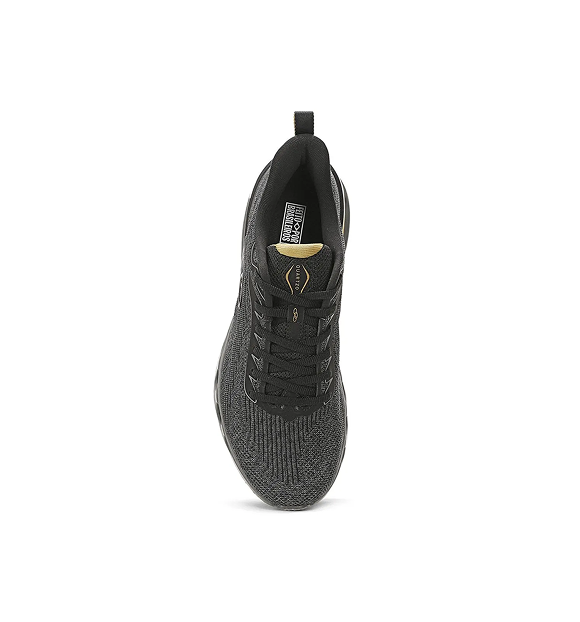 TÊNIS OLYMPIKUS QUARTZO - Preto/Dourado