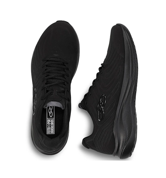 TÊNIS OLYMPIKUS VOLCAN 2 - Preto/Preto