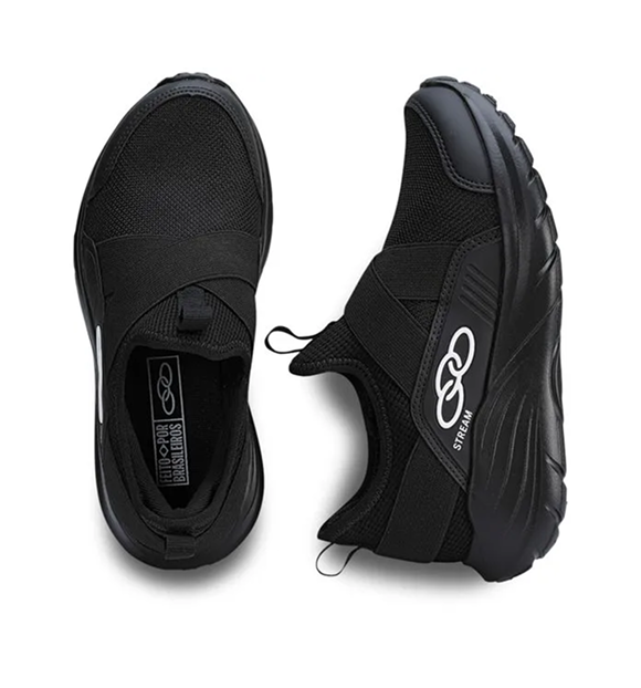 TÊNIS OLYMPIKUS STREAM INFANTIL - Preto
