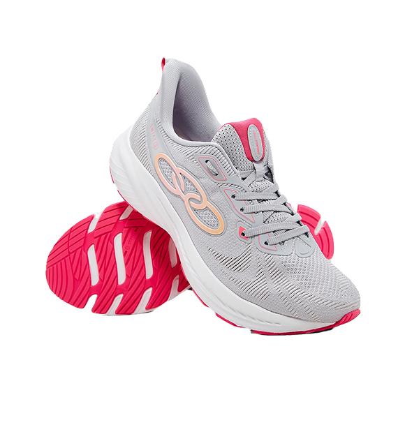 TÊNIS OLYMPIKUS SWIFT 5 FEMININO - Cinza Claro