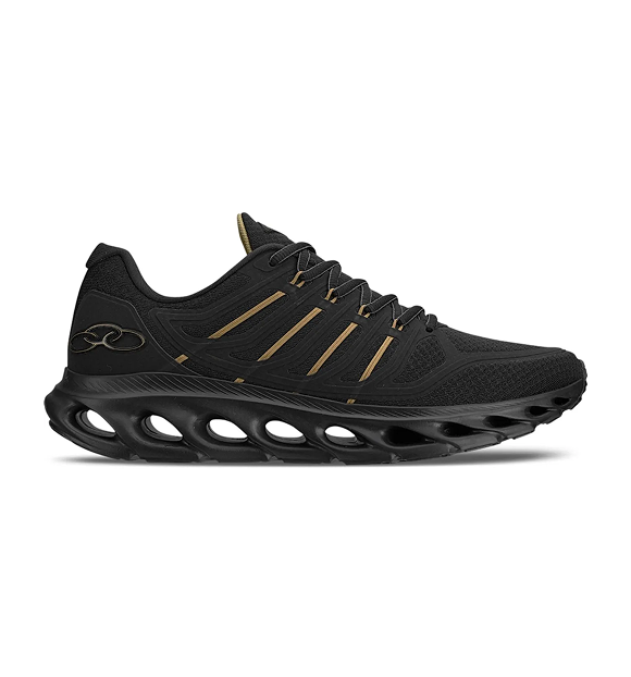 TÊNIS OLYMPIKUS CYBER 4 - Preto/Dourado