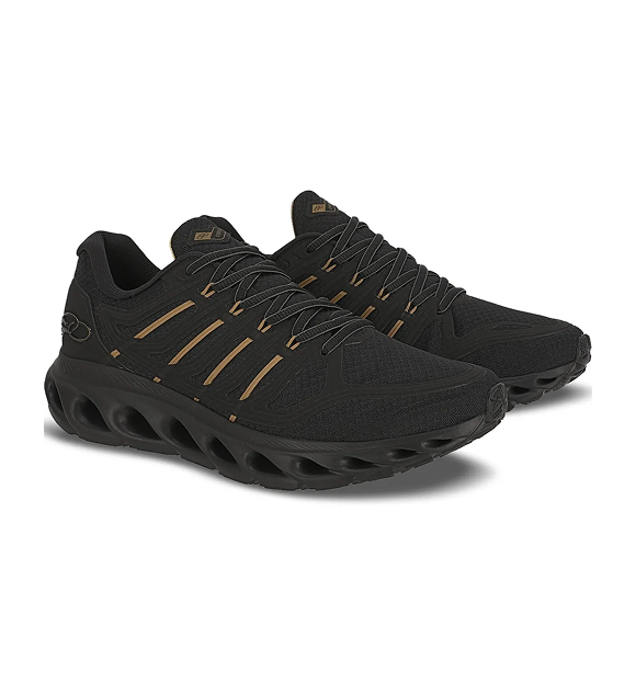 TÊNIS OLYMPIKUS CYBER 4 - Preto/Dourado