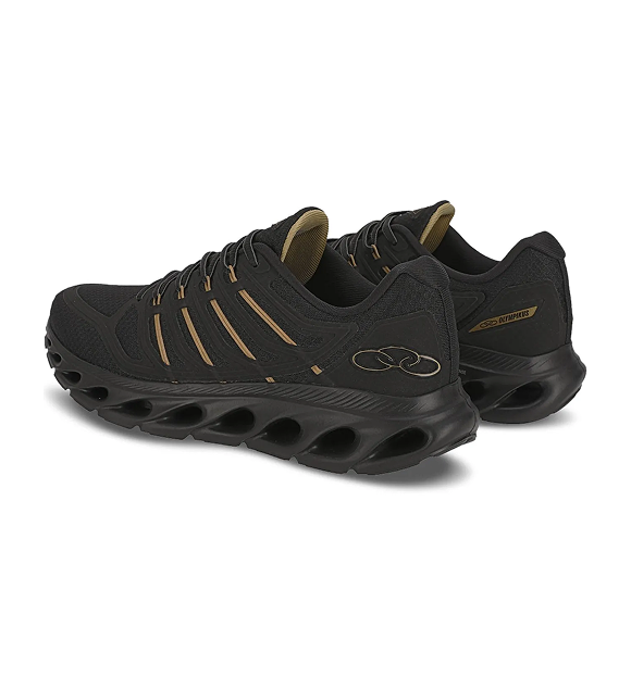 TÊNIS OLYMPIKUS CYBER 4 - Preto/Dourado