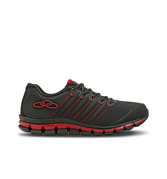 TÊNIS OLYMPIKUS DYNAMIC - Preto/Vermelho