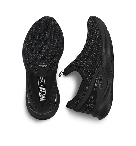 TÊNIS OLYMPIKUS ICONIC INFANTIL - Preto/Preto