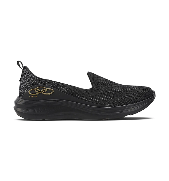 TÊNIS OLYMPIKUS SAFIRA - Preto/Preto