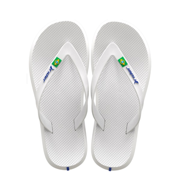 Chinelo Rider R1 Brasil Dedo Ad - Bco/Bco/Azul