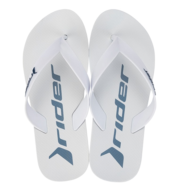 Chinelo Rider Feel Dedo Masculino Ad - Branco/Branco/Azul