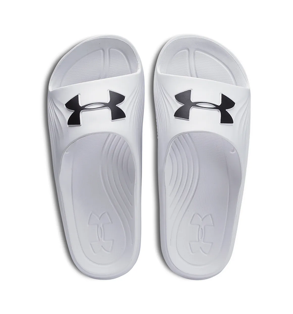 CHINELO UNDER ARMOUR CORE 2 - Branco/Preto