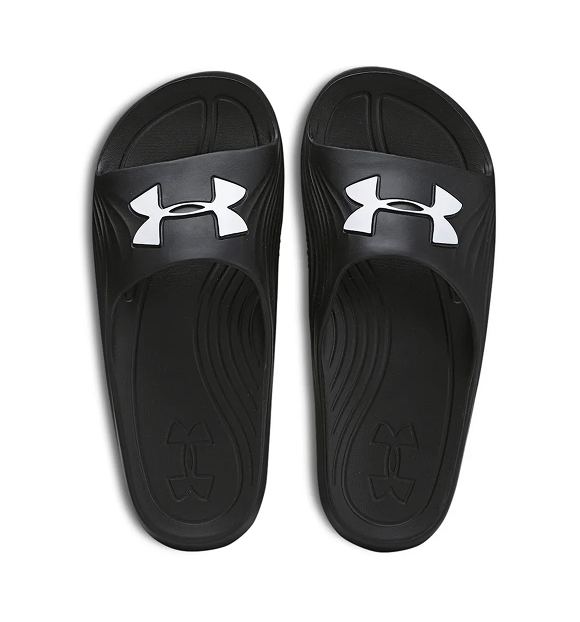 CHINELO UNDER ARMOUR CORE 2 - Preto/Branco