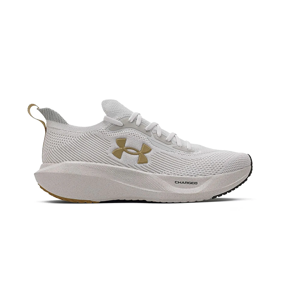 TÊNIS UNDER ARMOUR CHARGED SLIGHT 3 SE - Branco/Dourado