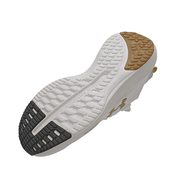 TÊNIS UNDER ARMOUR CHARGED SLIGHT 3 SE - Branco/Dourado